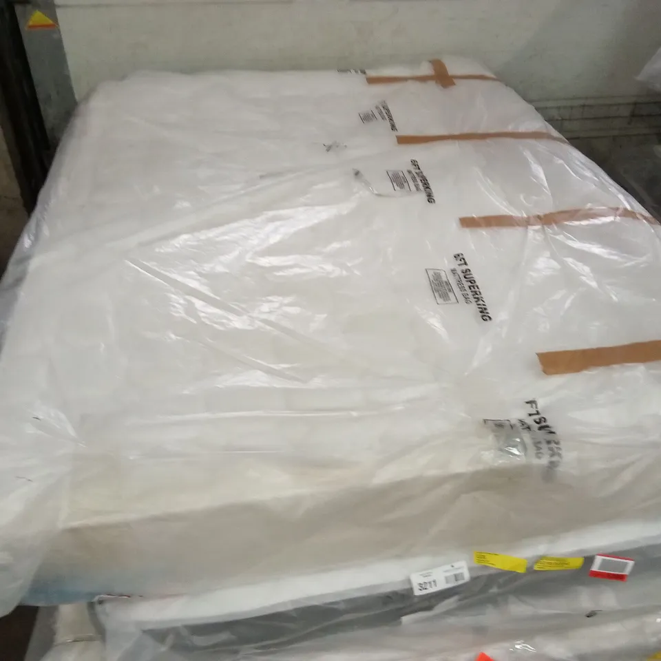 QUALITY BAGGED DWINNELL BARREL POCKET SPRUNG 1000 MATTRESS WITH TIGHT TOP MEMORY FOAM - 150cm KING SIZE