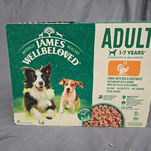 BOXED JAMES WELL BE LOVED ADULT DOG FOOD 