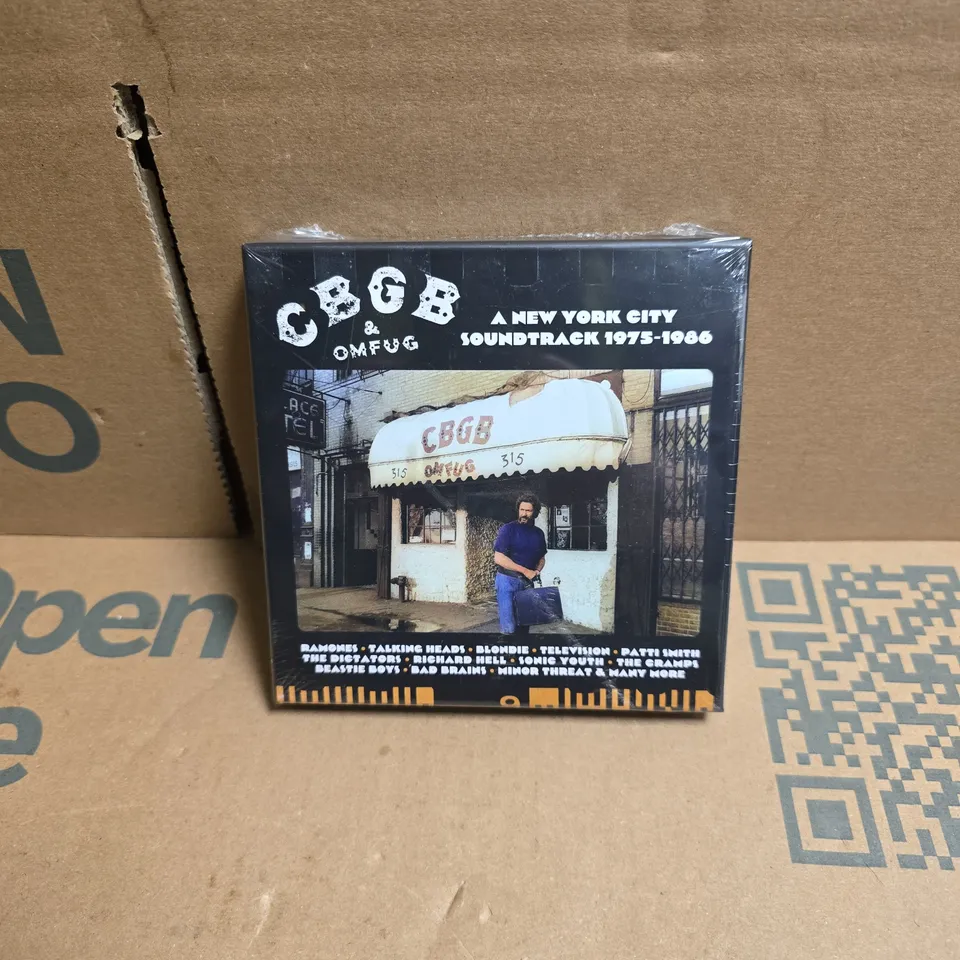 CBGB & OMFUG: A NEW YORK CITY SOUNDTRACK 1975–1986 BOX SET 