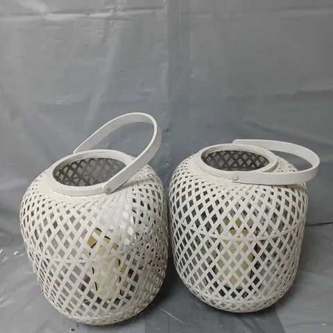 HOME SET OF 2 GARDEN LANTERNS