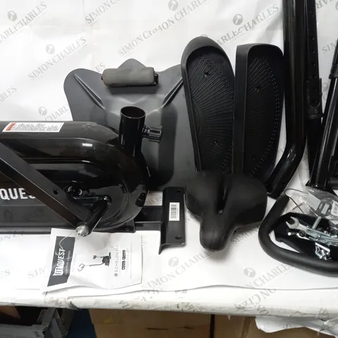 FITQUEST 2 IN 1 ELLIPTICAL STEPPER IN BLACK / COLLECTION ONLY