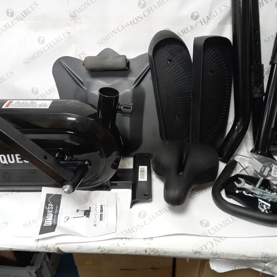 FITQUEST 2 IN 1 ELLIPTICAL STEPPER IN BLACK / COLLECTION ONLY