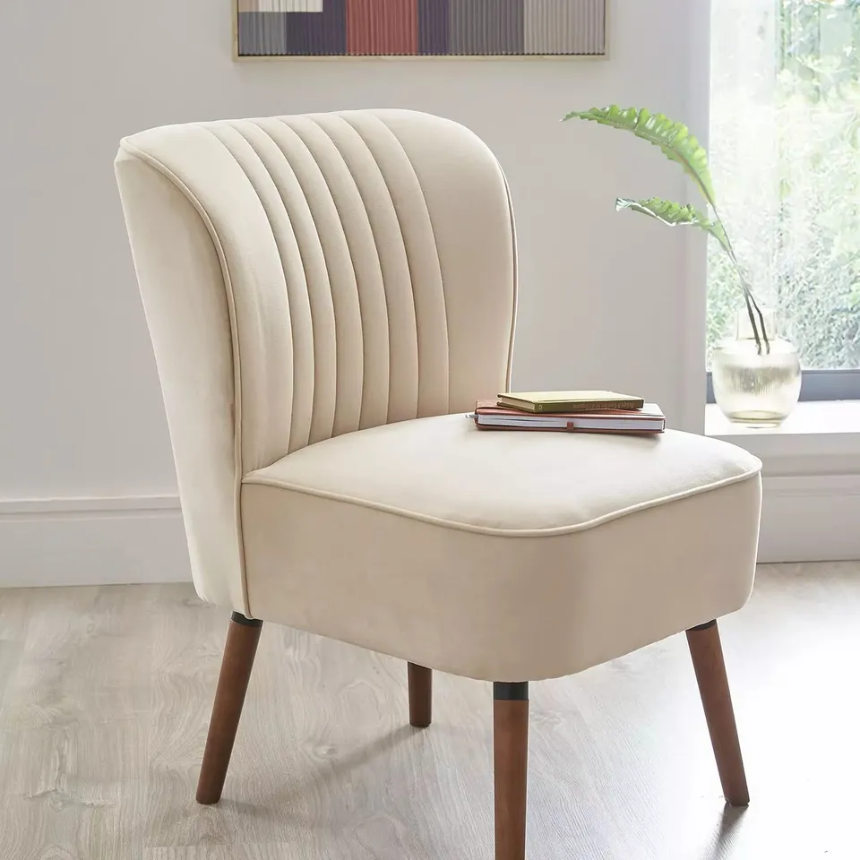 POPPY ACCENT CHAIR IN NATURAL - COLLECTION ONLY