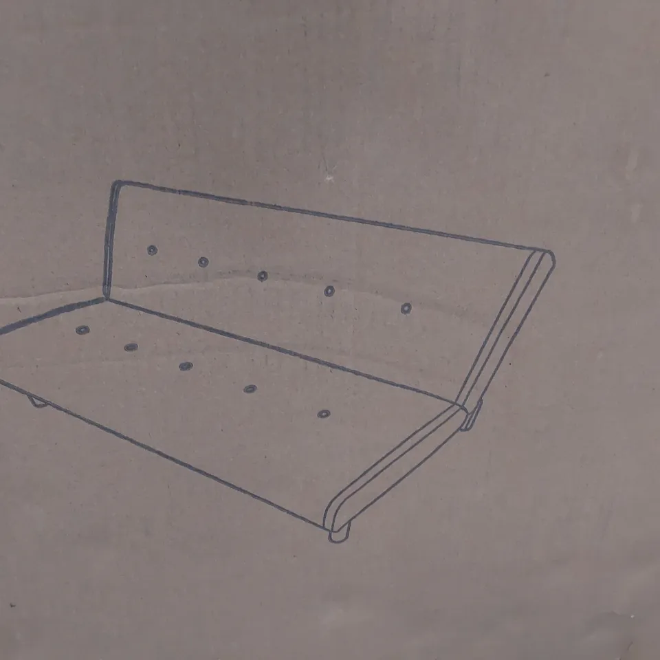 BOXED DESIGNER SOFABED GREY FABRIC 