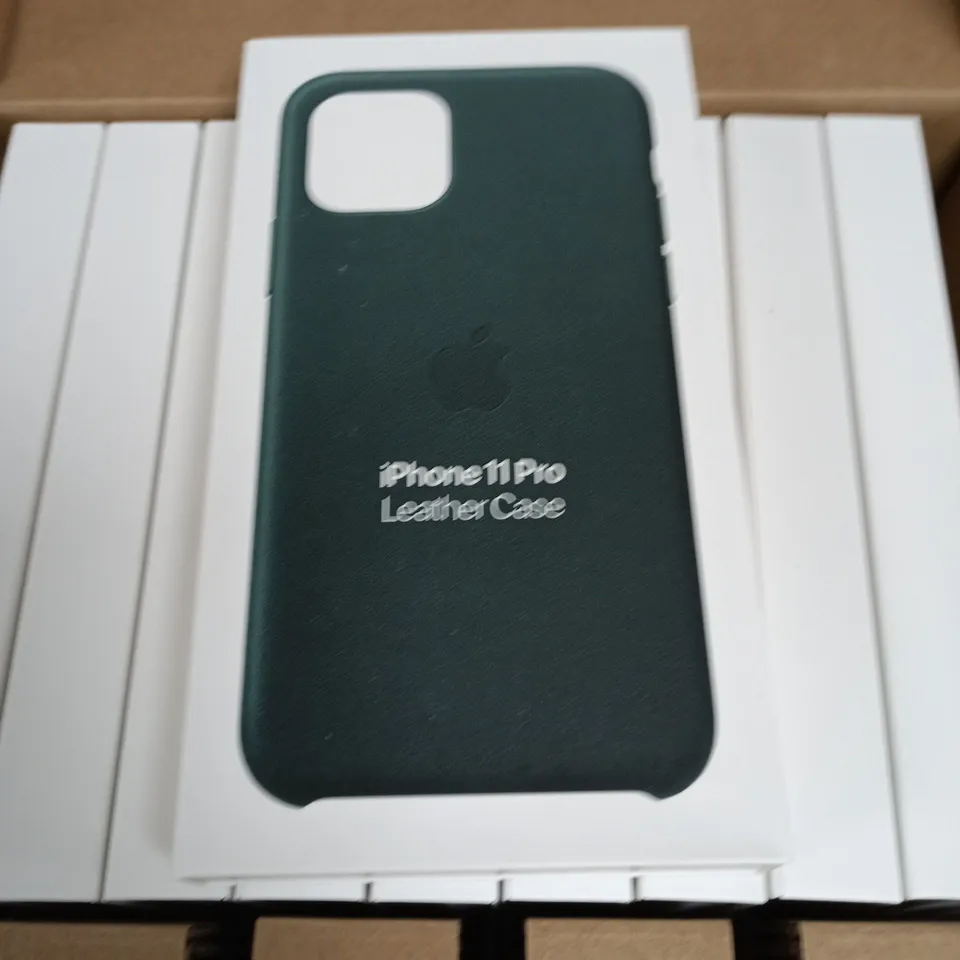 10X APPLE IPHONE 11 PRO LEATHER CASE – GREEN