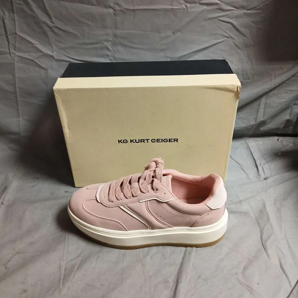 KG KURT GEIGER PINK TRAINERS – SIZE EUR 40