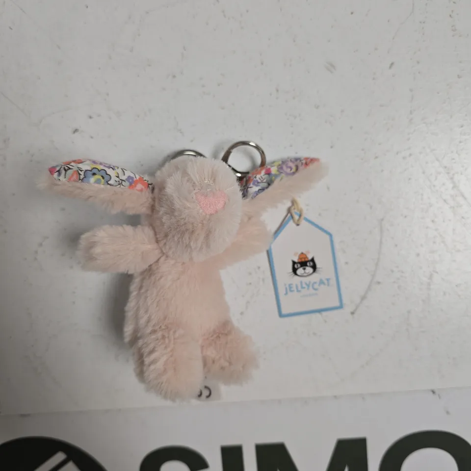 JELLYCAT PLUSH BUNNY KEYCHAIN