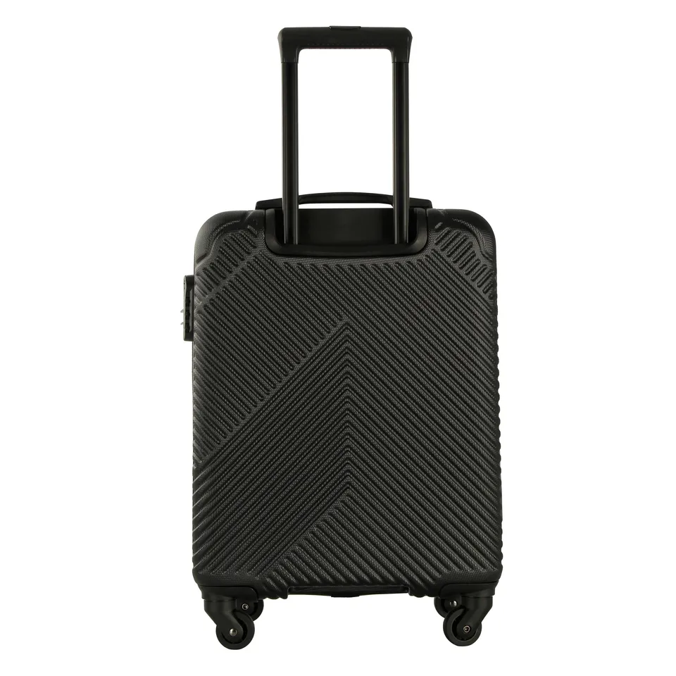 BOXED NEO BLACK HARD SHELL LUGGAGE SUITCASES (1 BOX)