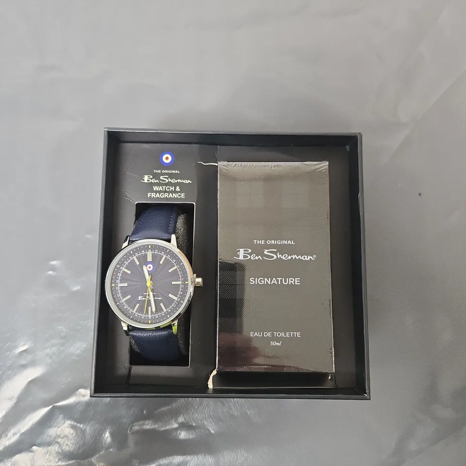 BEN SHERMAN WATCH & SIGNATURE FRAGRANCE SET 