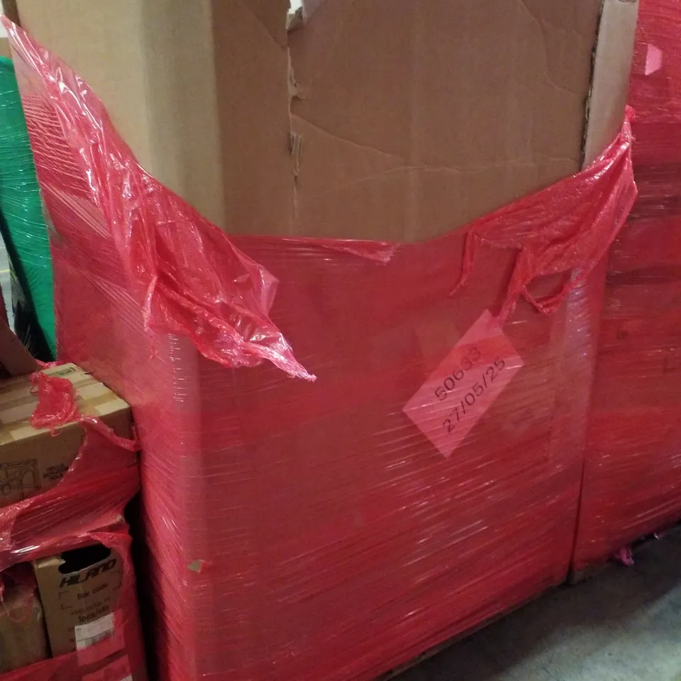 PALLET CONTAINING ASSORTED PRODUCTS INCLUDING SMART TOWER FAN 36", 30L ROUND STEP BIN, COAT HANGER & BIKE