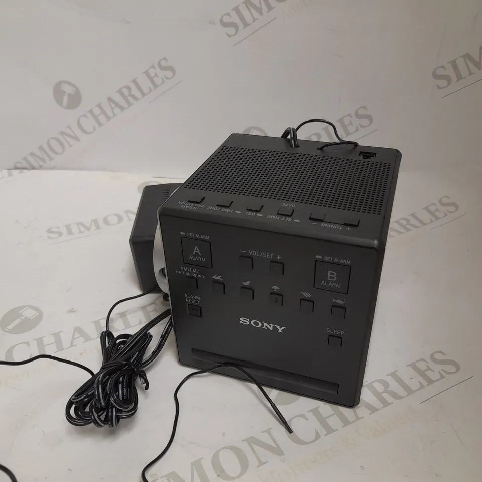 SONY FM/AM CLOCK RADIO ICF-C1PJ RRP £80