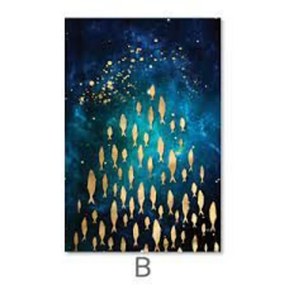 THE GOLDEN ARRAY FORMAT WRAPPED CANVAS 