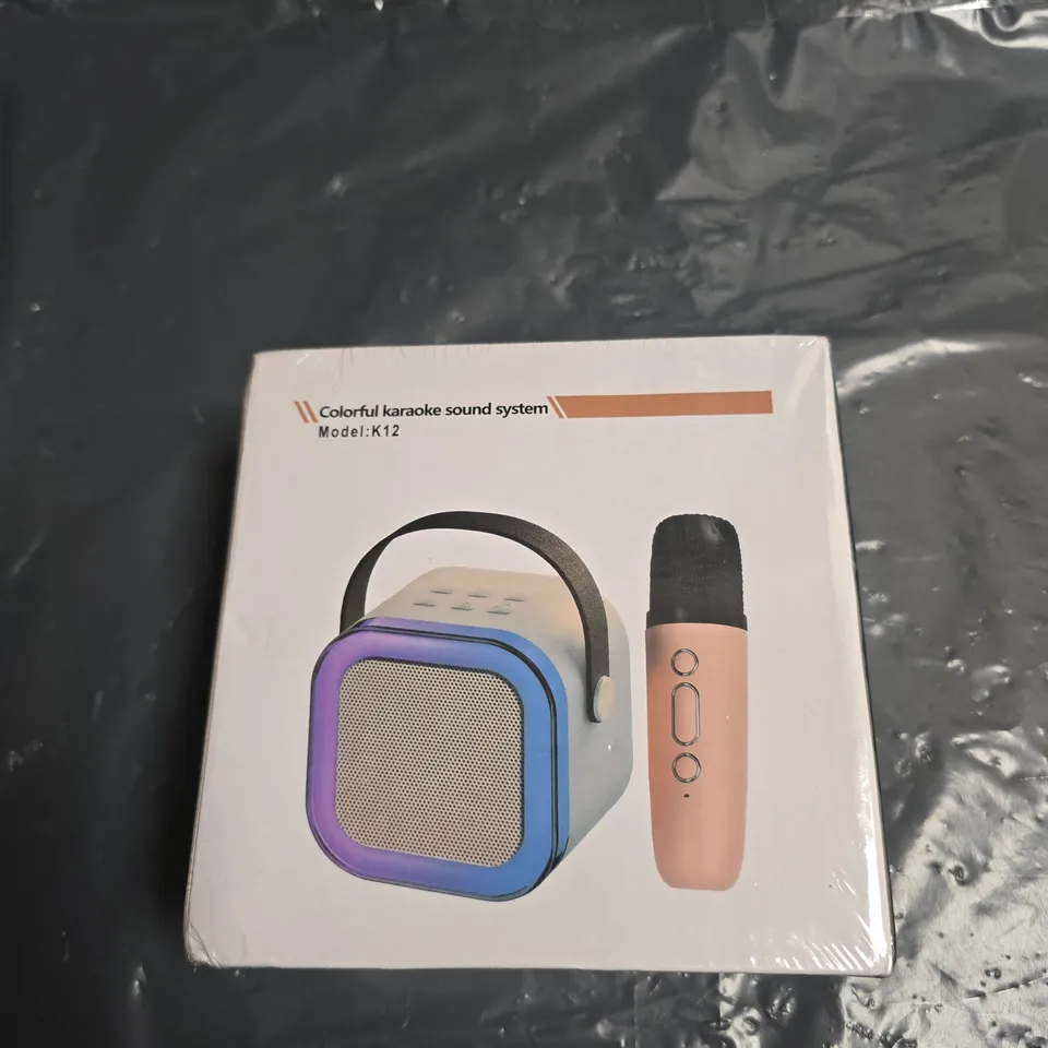 EIGIS COLOURFUL KARAOKE SOUND SYSTEM – MODEL K12, BOXED