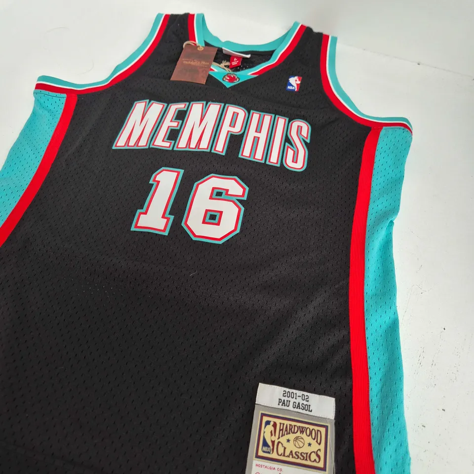 MITCHELL & NESS HARDWOOD CLASSICS MEMPHIS GRIZZLIES BASKETBALL JERSEY – NUMBER 16