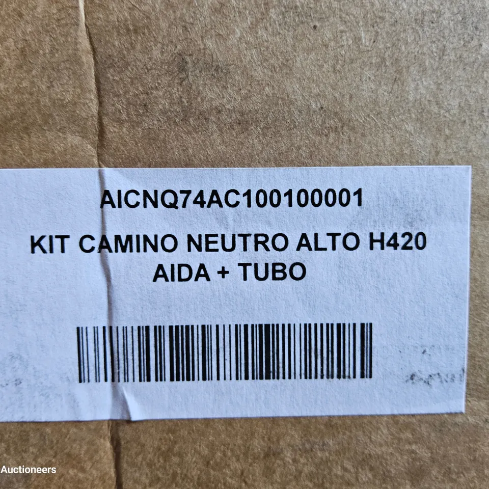 BOXED EXTRACTOR DUCTING KIT CAMINO NEUTRO ALTO H420 AIDA + TURBO