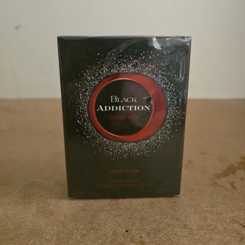SEALED BLACK ADDICTION DARK RED 80ML POUR HOMME EAU DE PARFUM