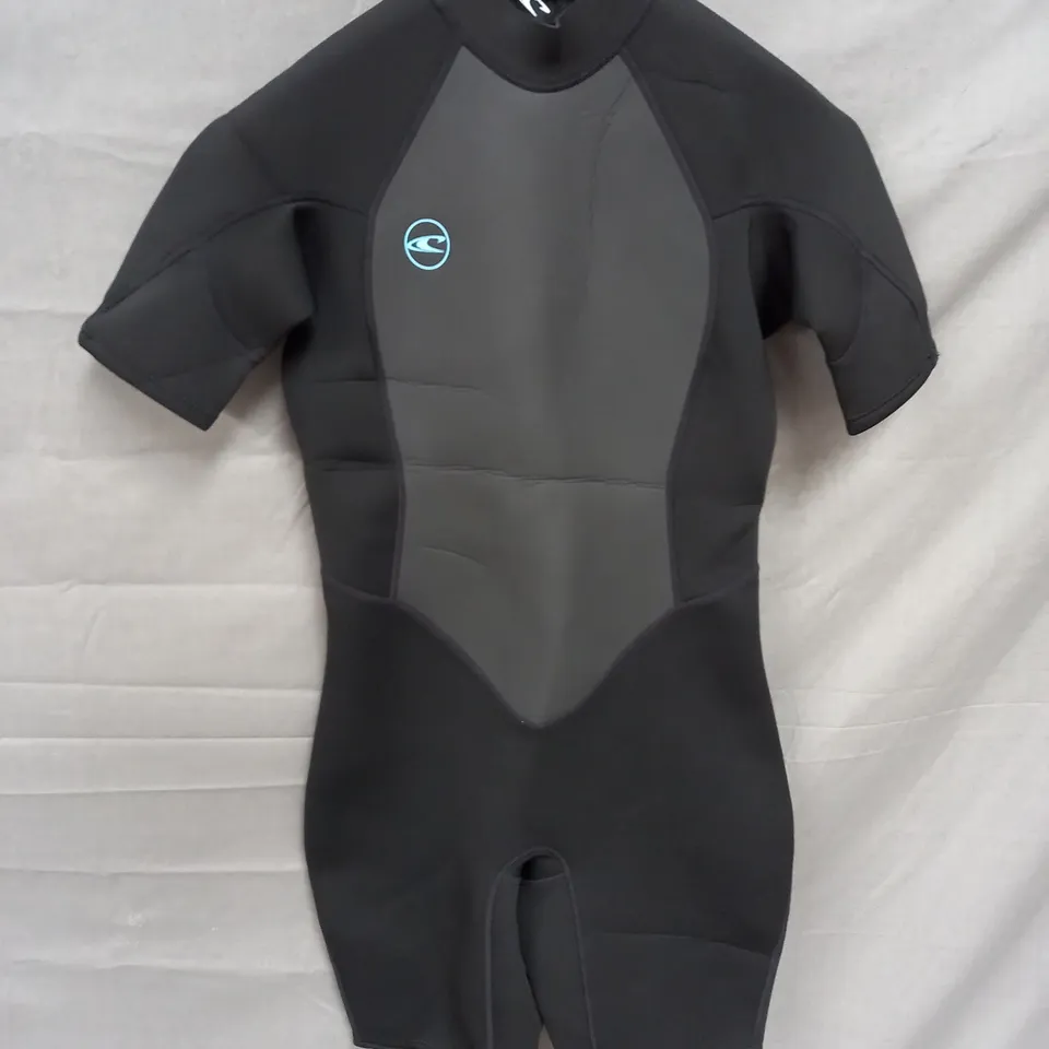 O'NEILL REACTOR-2 2MM BACK ZIP WETSUIT IN BLACK SIZE 14