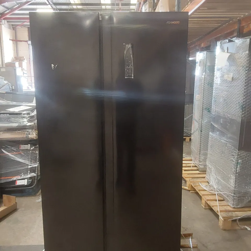 KENWOOD KSBSBD25 AMERICAN-STYLE FRIDGE FREEZER - BLACK