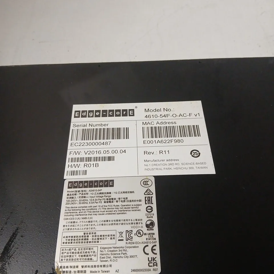 EDGECORE PORT SWITCH