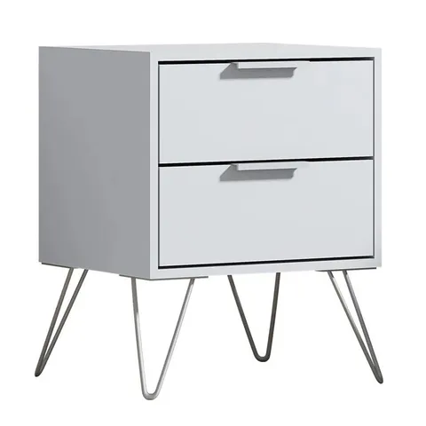 BOXED BARLETT MANUFACTURED WOOD BEDSIDE TABLE