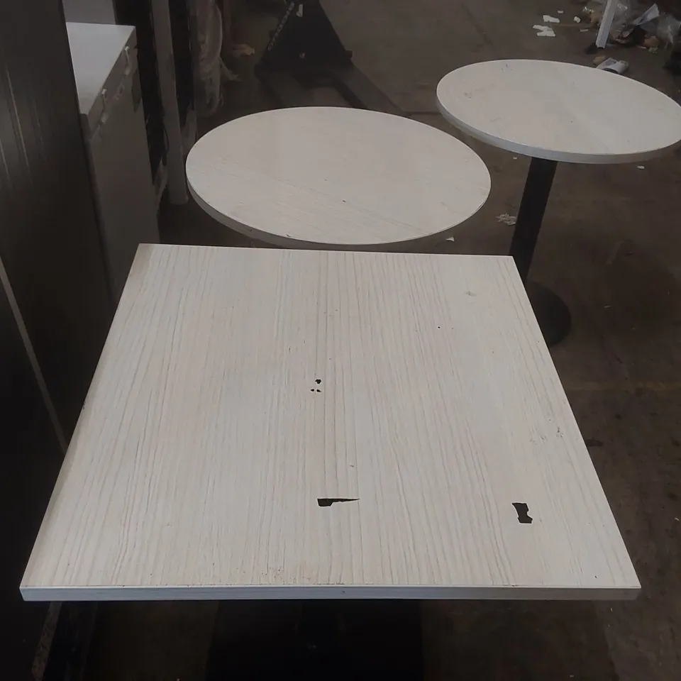 3x RESTAURANT TABLES