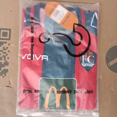 BAGGED GIVOVA POMPEI FOOTBALL CLUB JERSEY SIZE MEDIUM