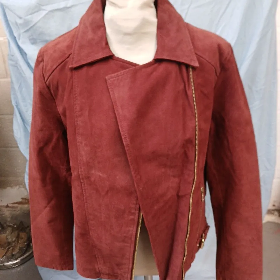 LAKELAND BURGUNDY WOMEN'S JACKET, UK SIZE 12