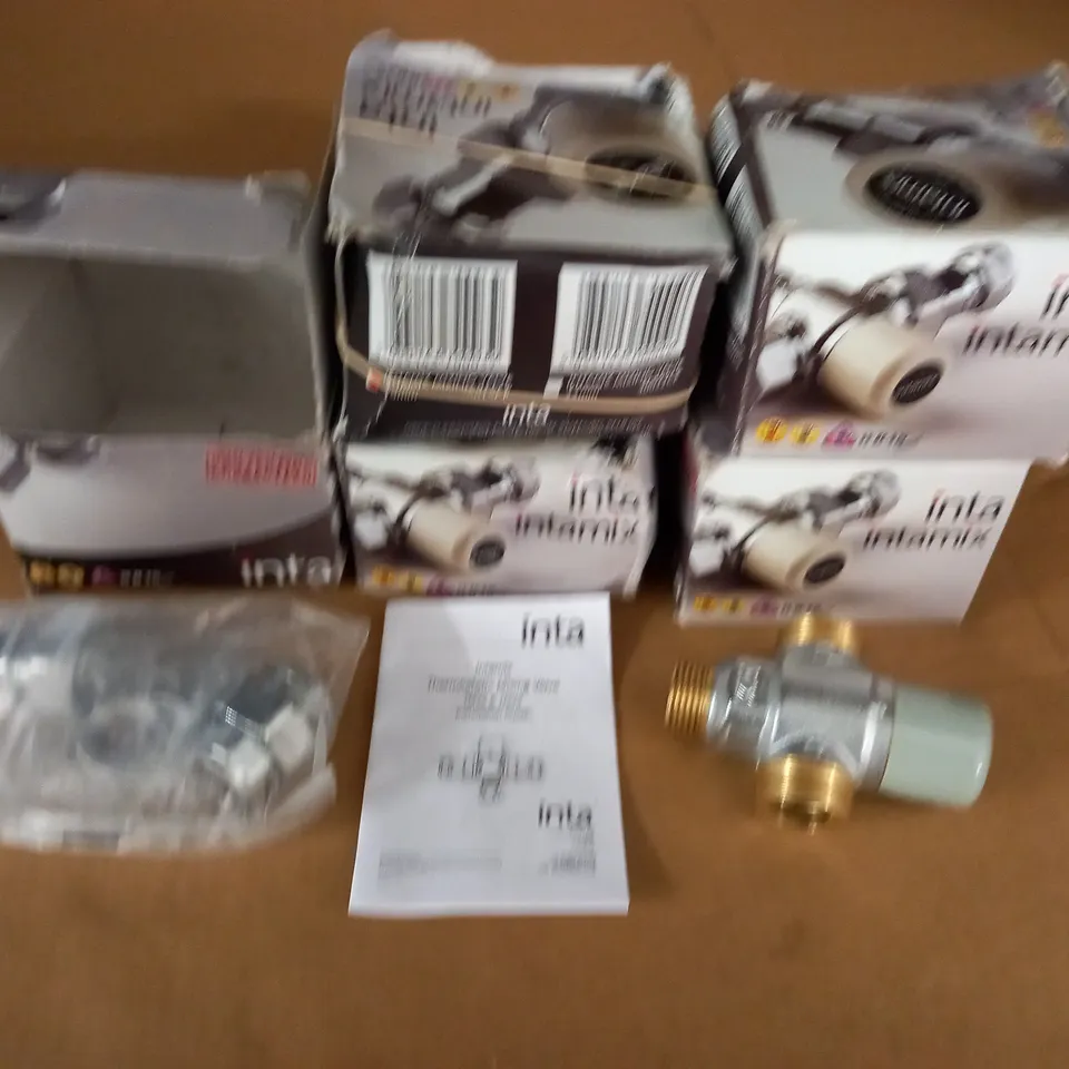 LOT OF 5 INTA THERMOSTATIC MIXER VALVES