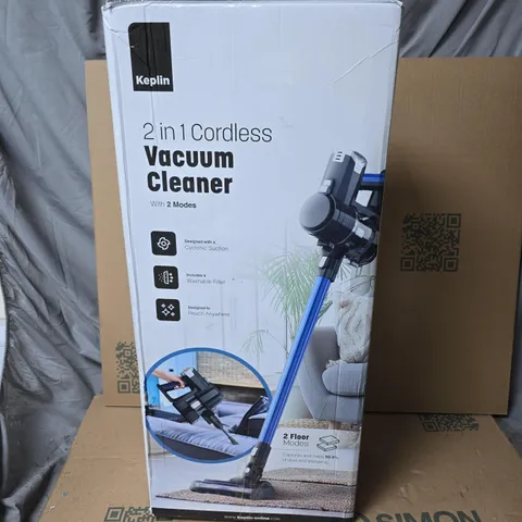 KEPLIN 2-IN-1 CORDLESS VACUUM CLEANER – BOXED