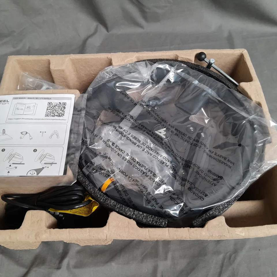 BOXED THRUSTMASTER TX LEATHER EDITION RACING WHEEL FOR XBOX