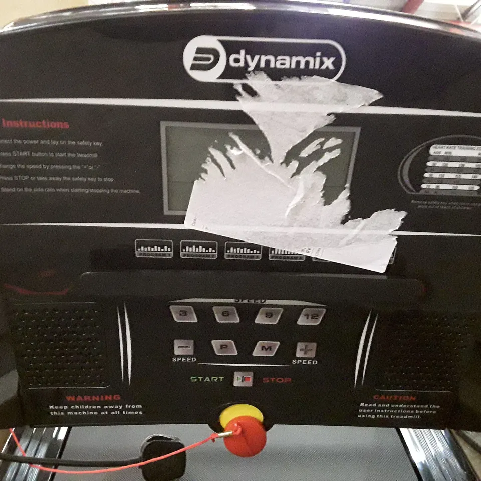 UNBOXED DYNAMIX T2000D MOTORISED TREADMILL