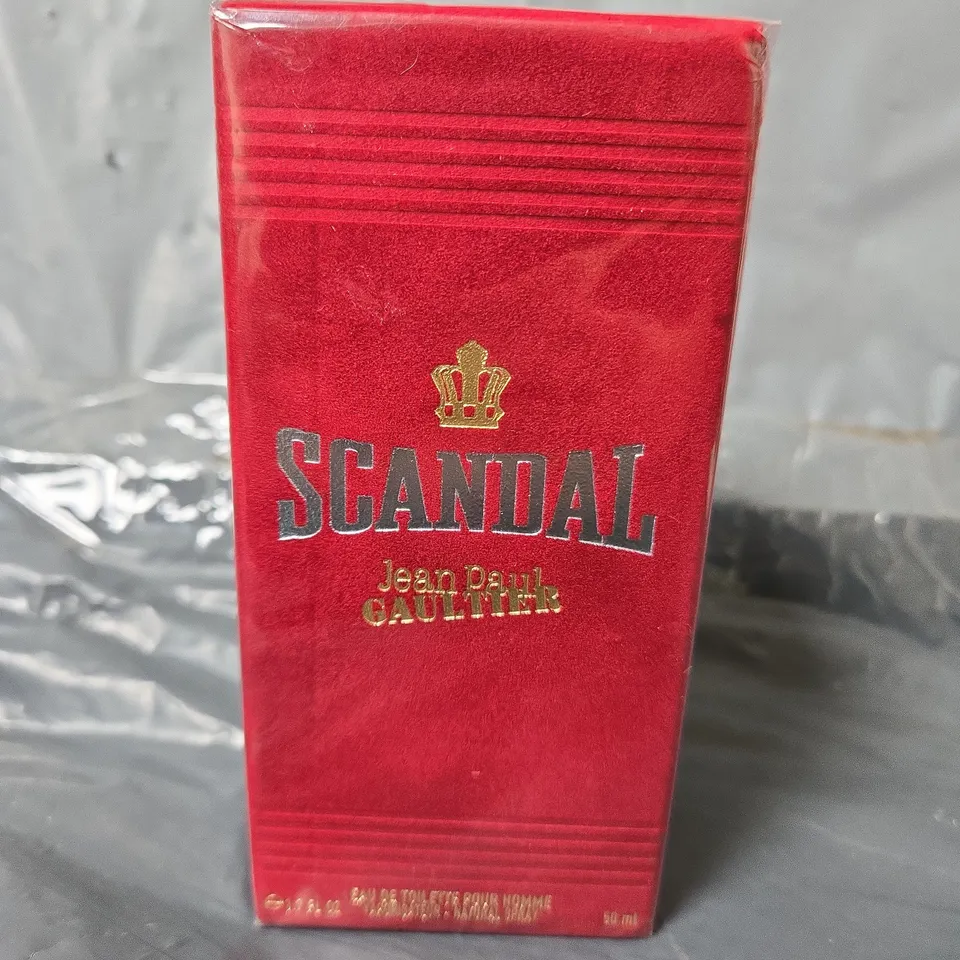 BOXED AND SEALED JEAN PAUL GAULTIER SCANDAL POUR HOMME EAU DE TOILETTE (50ML)