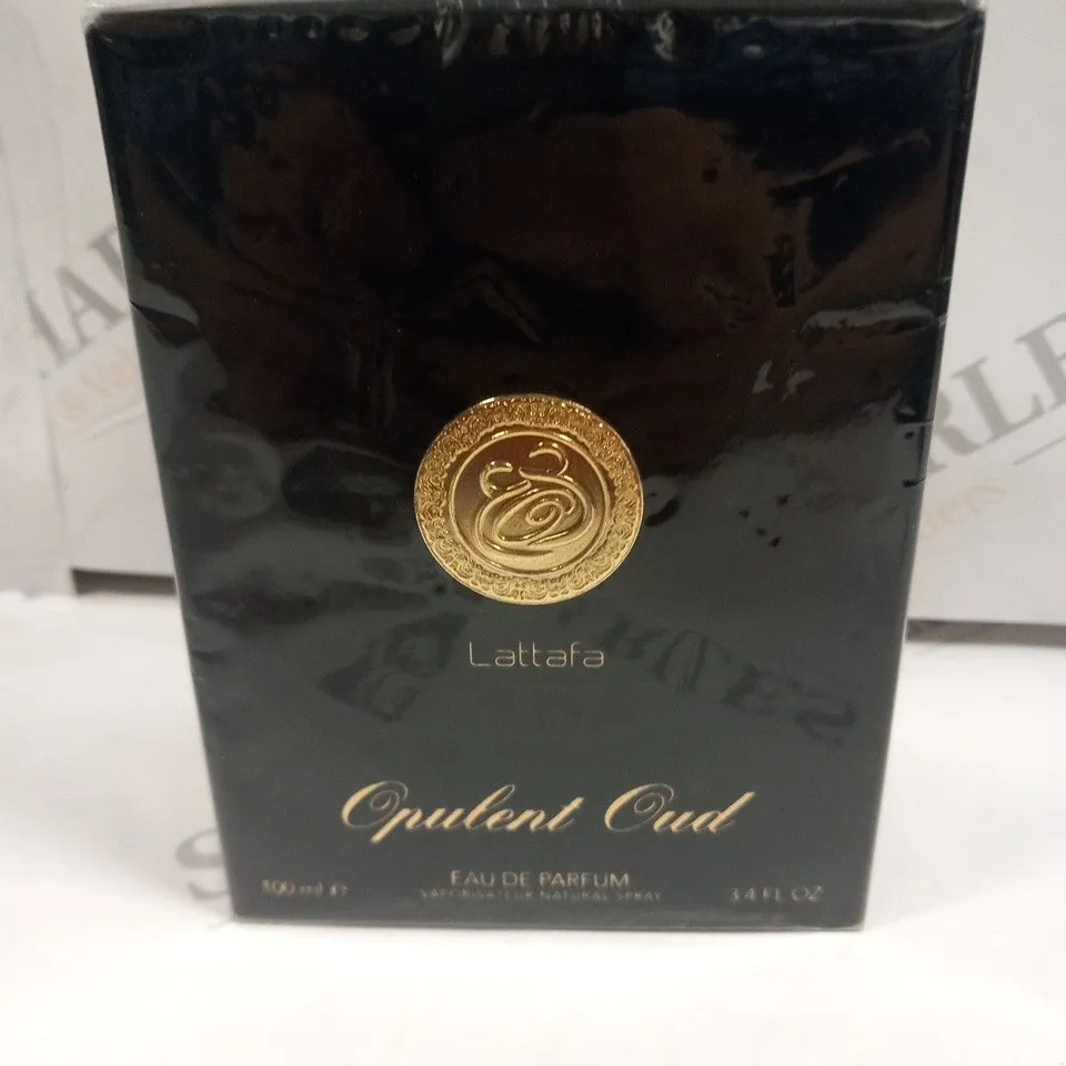 BOXED AND SEALED LATTAFA OPULENT OUD EAU DE PARFUM 100ML