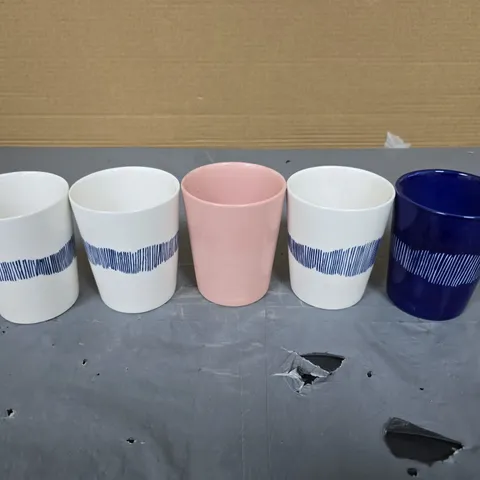 SET OF 5 OTTOLENGHI CUPS - COLLECTIO ONLY