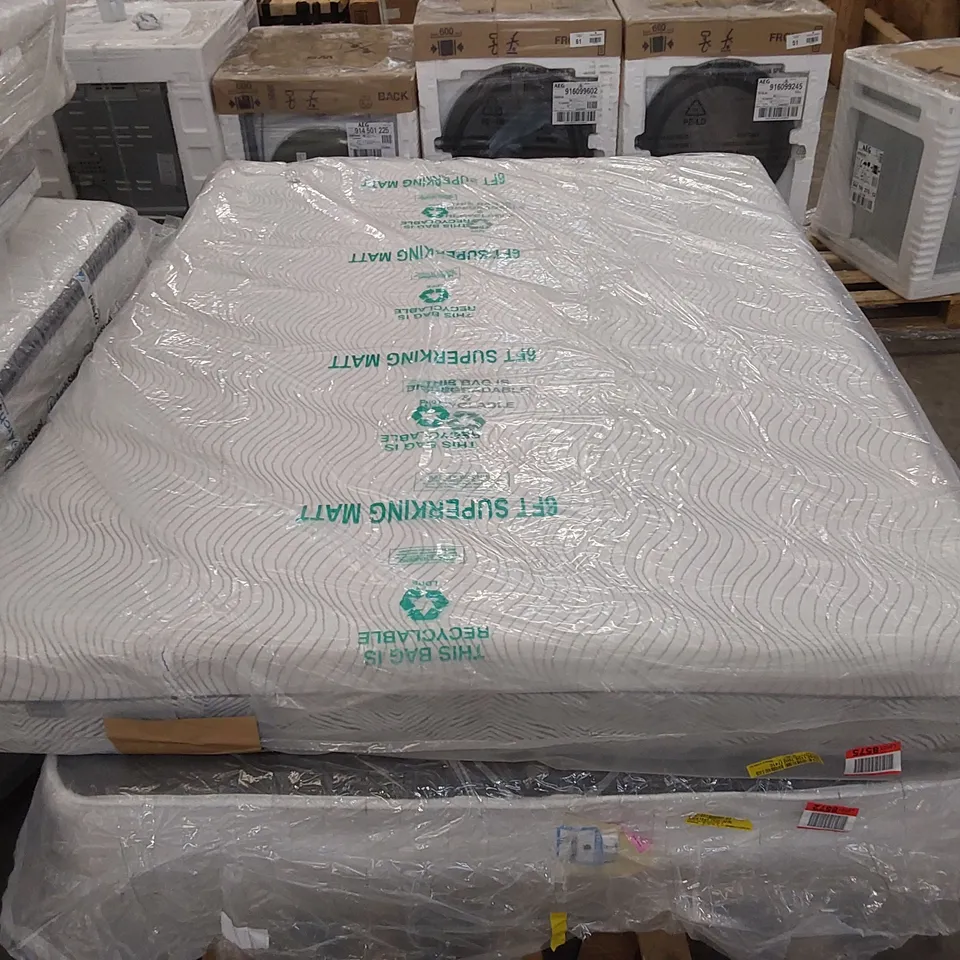 QUALITY BAGGED 5' KINGSIZE GEL COOLING MEMORY FOAM MATTRESS 