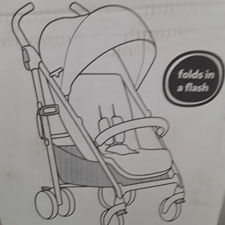 BOXED BRISK LX STROLLER INC. FOOTMUFF & RAIN COVER - EMBER RRP £169