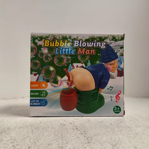 BUBBLE BLOWING LITTLE MAN BUBBLE TOY