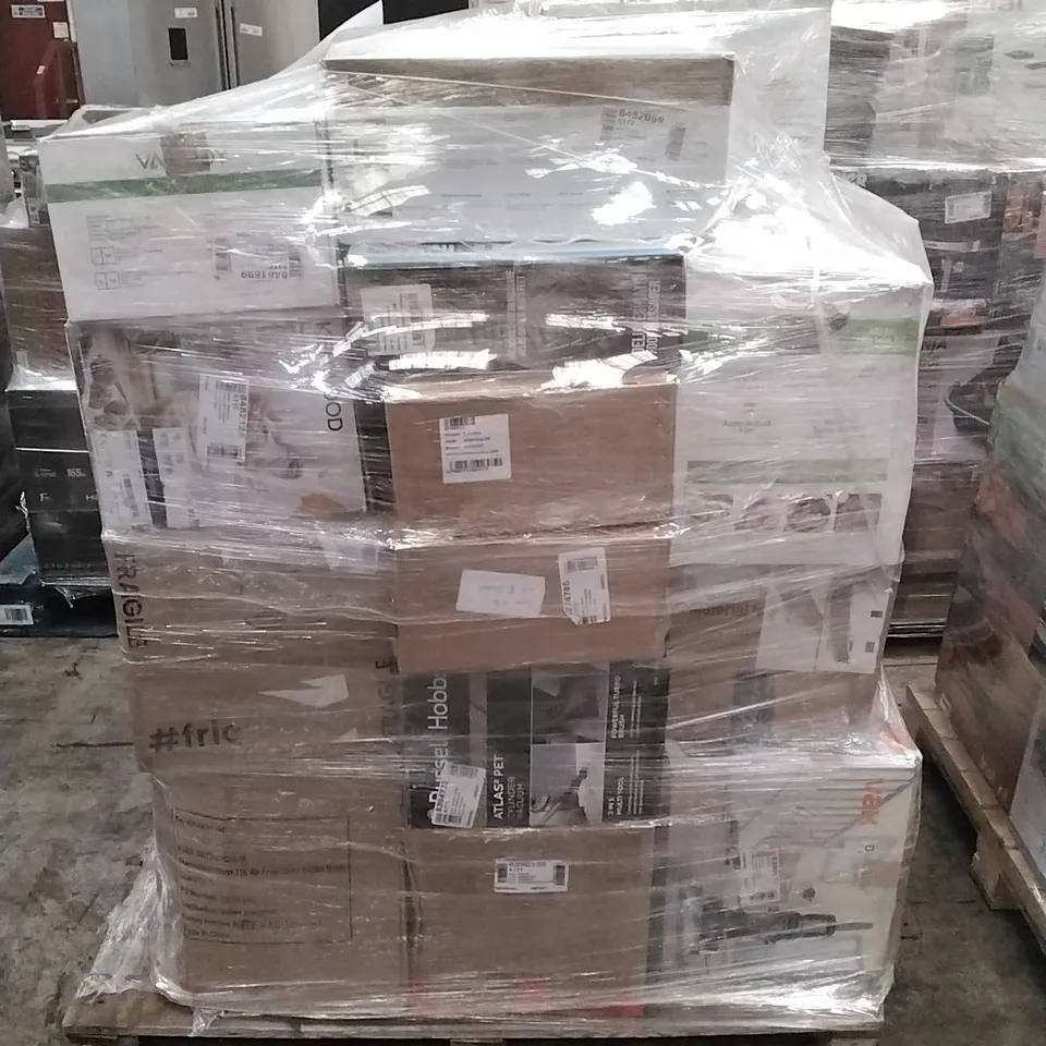 PALLET OF APPROXIMATELY 23 UNPROCESSED RAW RETURN HOUSEHOLD AND ELECTRICAL GOODS TO INCLUDE;