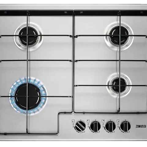 ZANUSSI SERIES 40 60CM 4 BURNER GAS HOB - STAINLESS STEEL ZGNN642X
