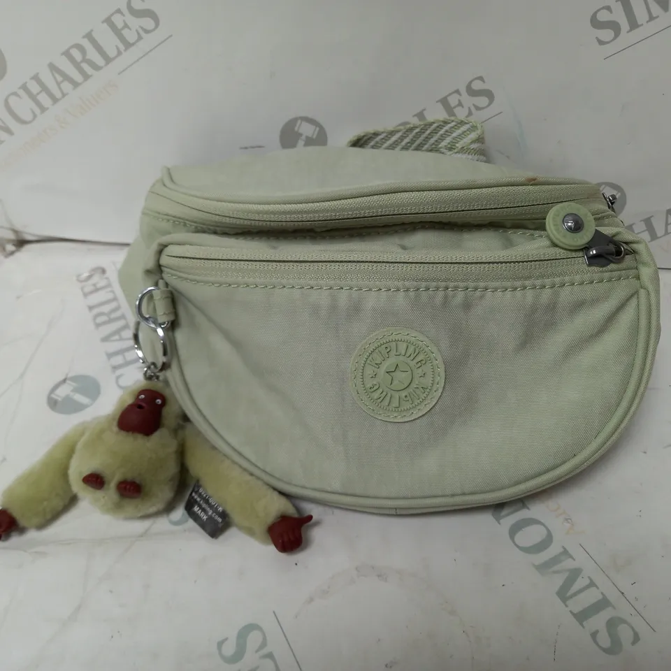 KIPLING SMALL SATCHEL GREEN