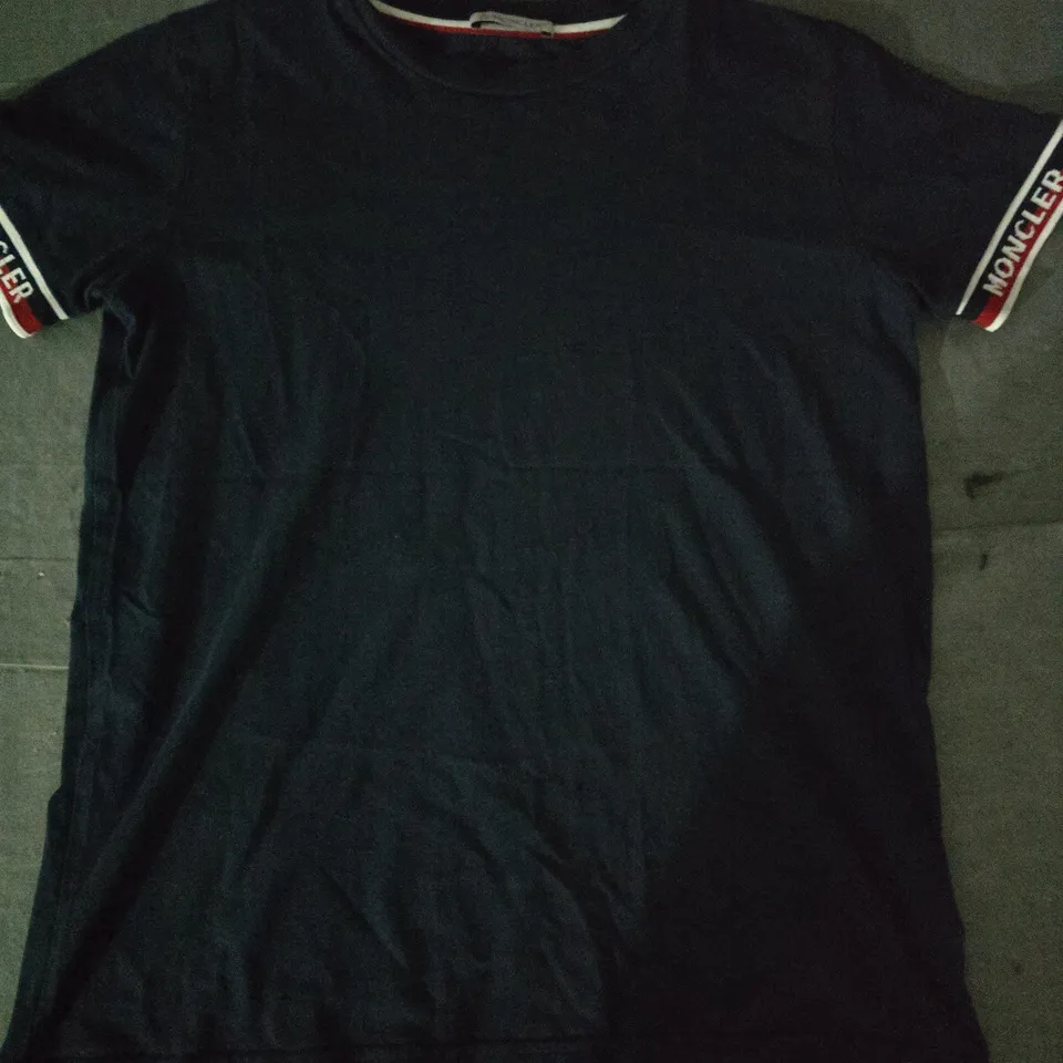 MONCLER MAGLIA T-SHIRT IN NAVY SIZE UNSPECIFIED