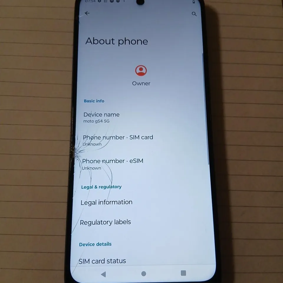 MOTOROLA MOTO G54 5G – BLACK