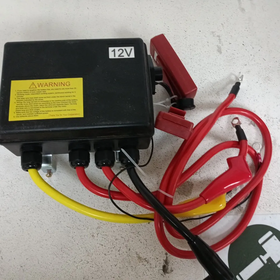 12V ELECTRICAL CONTROL MODULE WITH WIRING HARNESS – UNIDENTIFIED UNIT