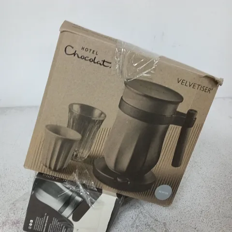 HOTEL CHOCOLAT VELVETISER SYSTEM - PEWTER