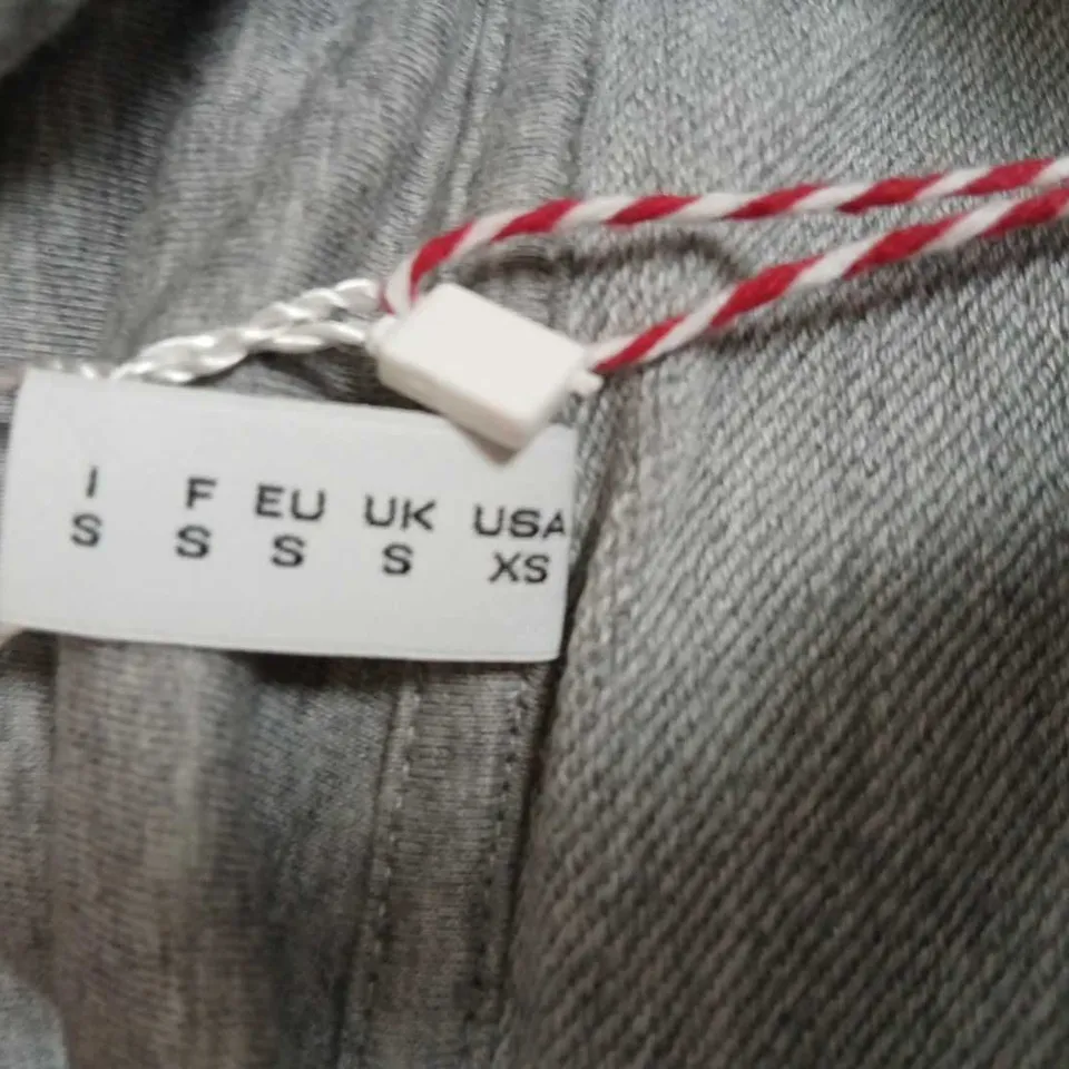 MOSCHINO HOODIE SWEATSHIRT – GREY, UK SIZE S 