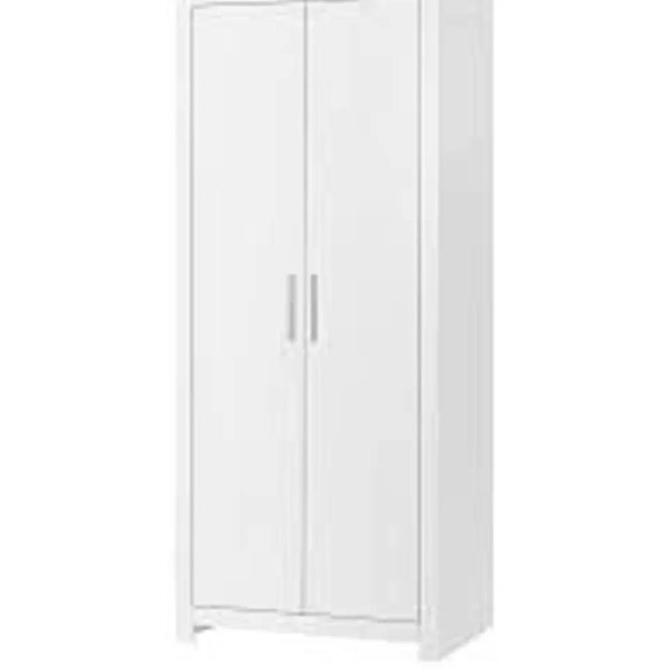 BOXED RIO 2-DOOR WARDROBE IN WHITE - 1OF1 RRP £159