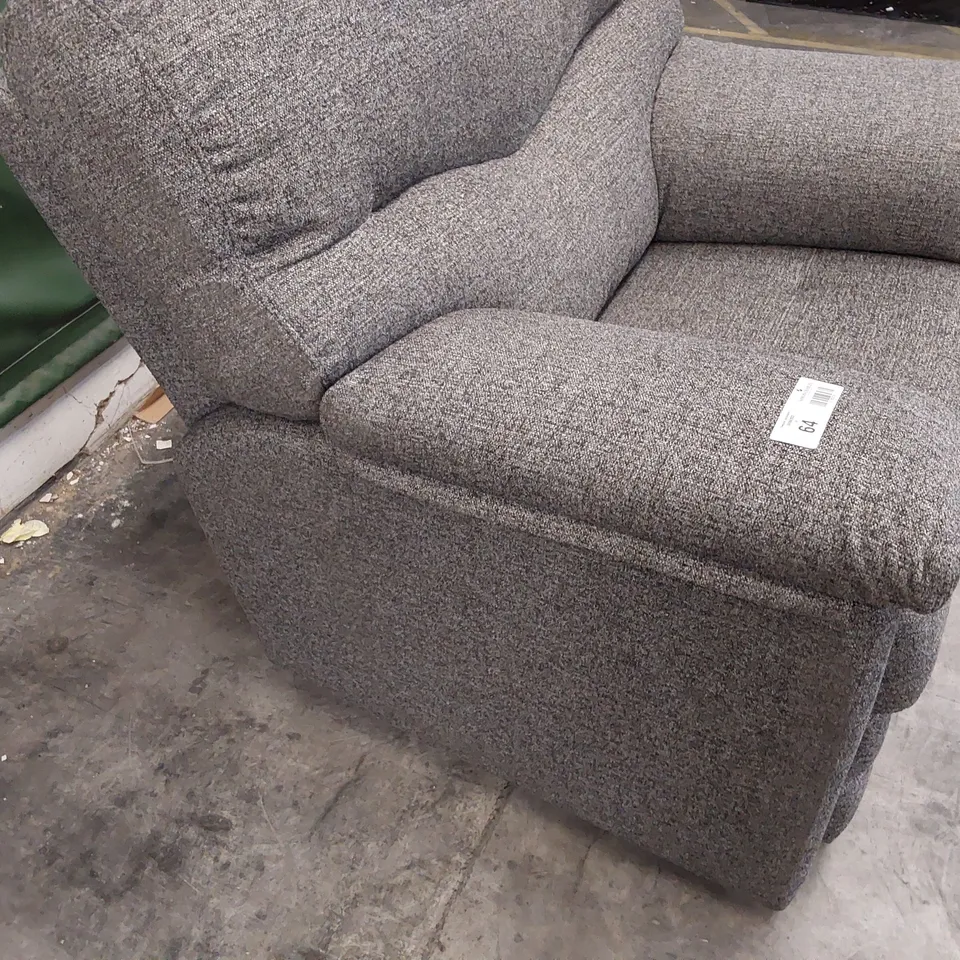 QUALITY BRITISH DESIGNER G PLAN STRATFORD EASY CHAIR NIMBUS SLATE FABRIC 