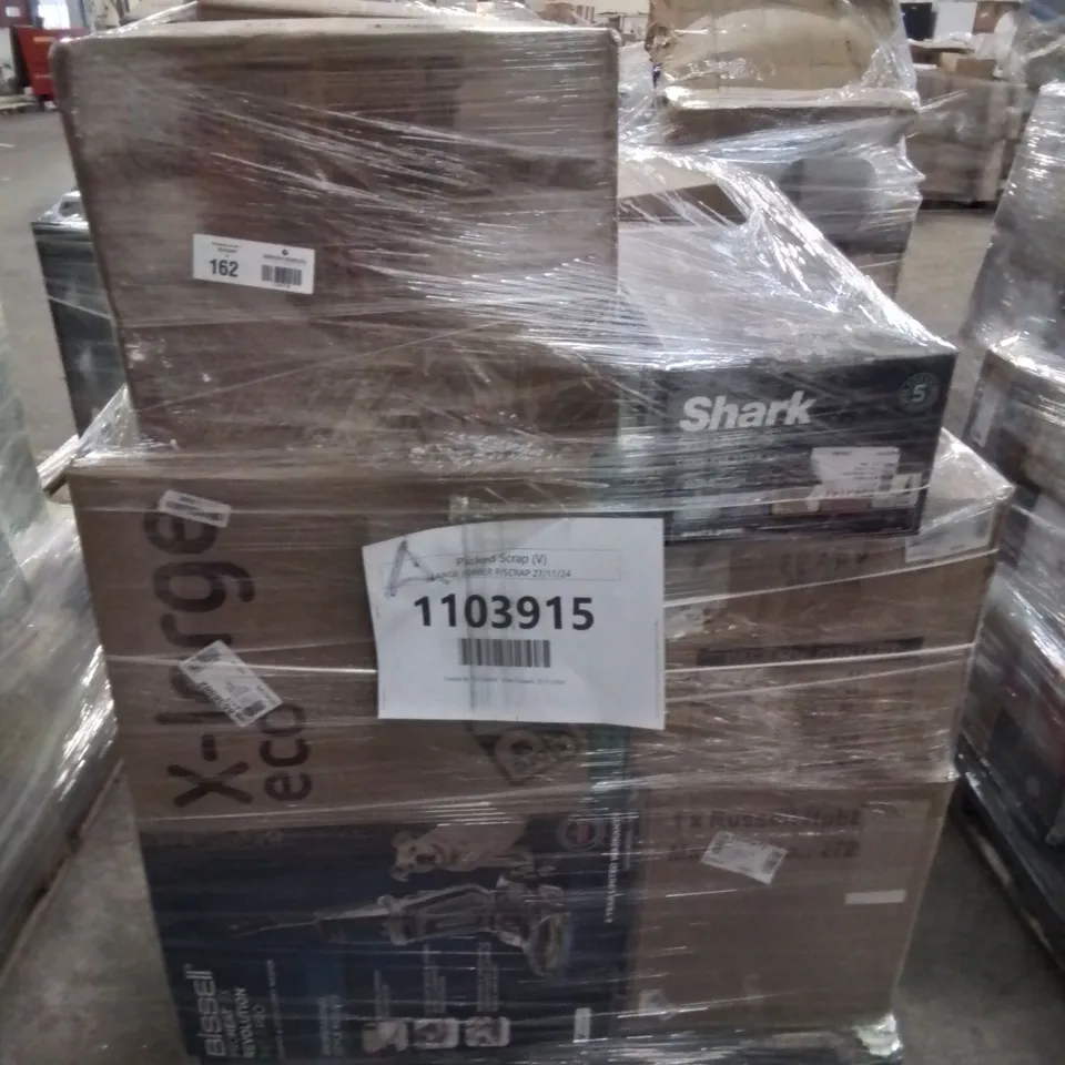 PALLET OF APPROXIMATELY 16 UNPROCESSED RAW RETURN HOUSEHOLD AND ELECTRICAL GOODS TO INCLUDE;