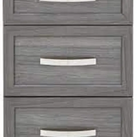 CAMBERLEY 3 DRAWER GRADUATED BEDSIDE CHEST BOXED 1BOX