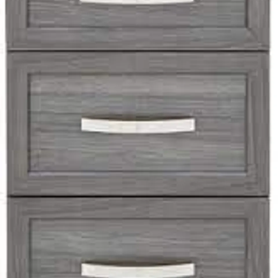 CAMBERLEY 3 DRAWER GRADUATED BEDSIDE CHEST BOXED 1BOX RRP £69
